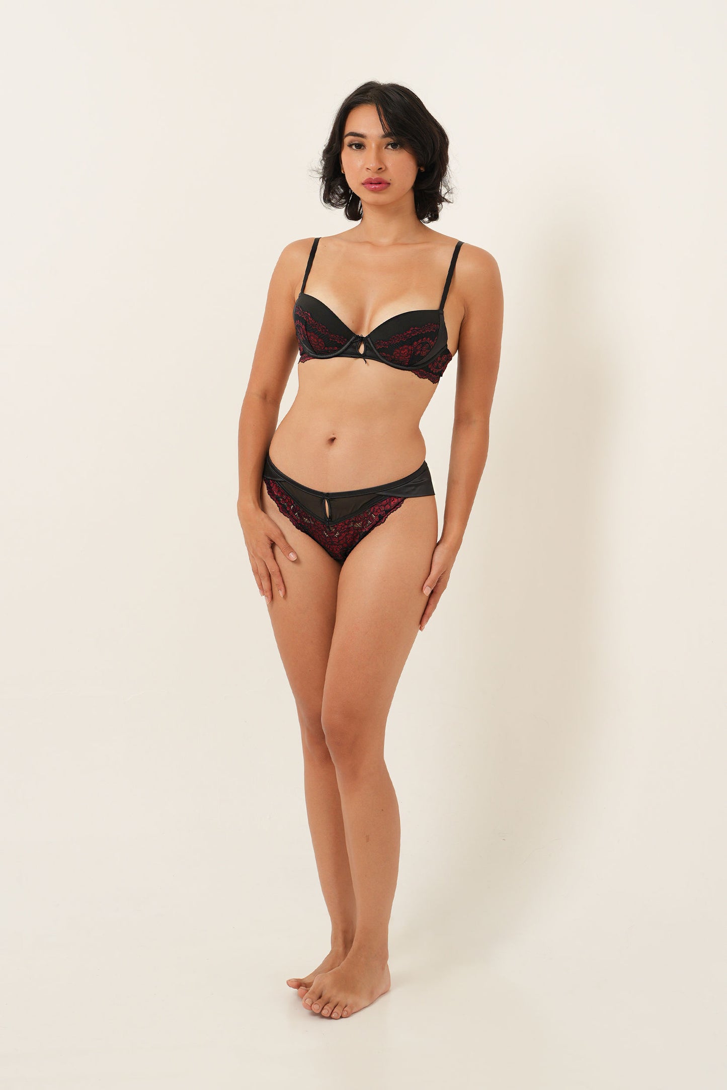 Intimates Collection Push-Up Bra - Black