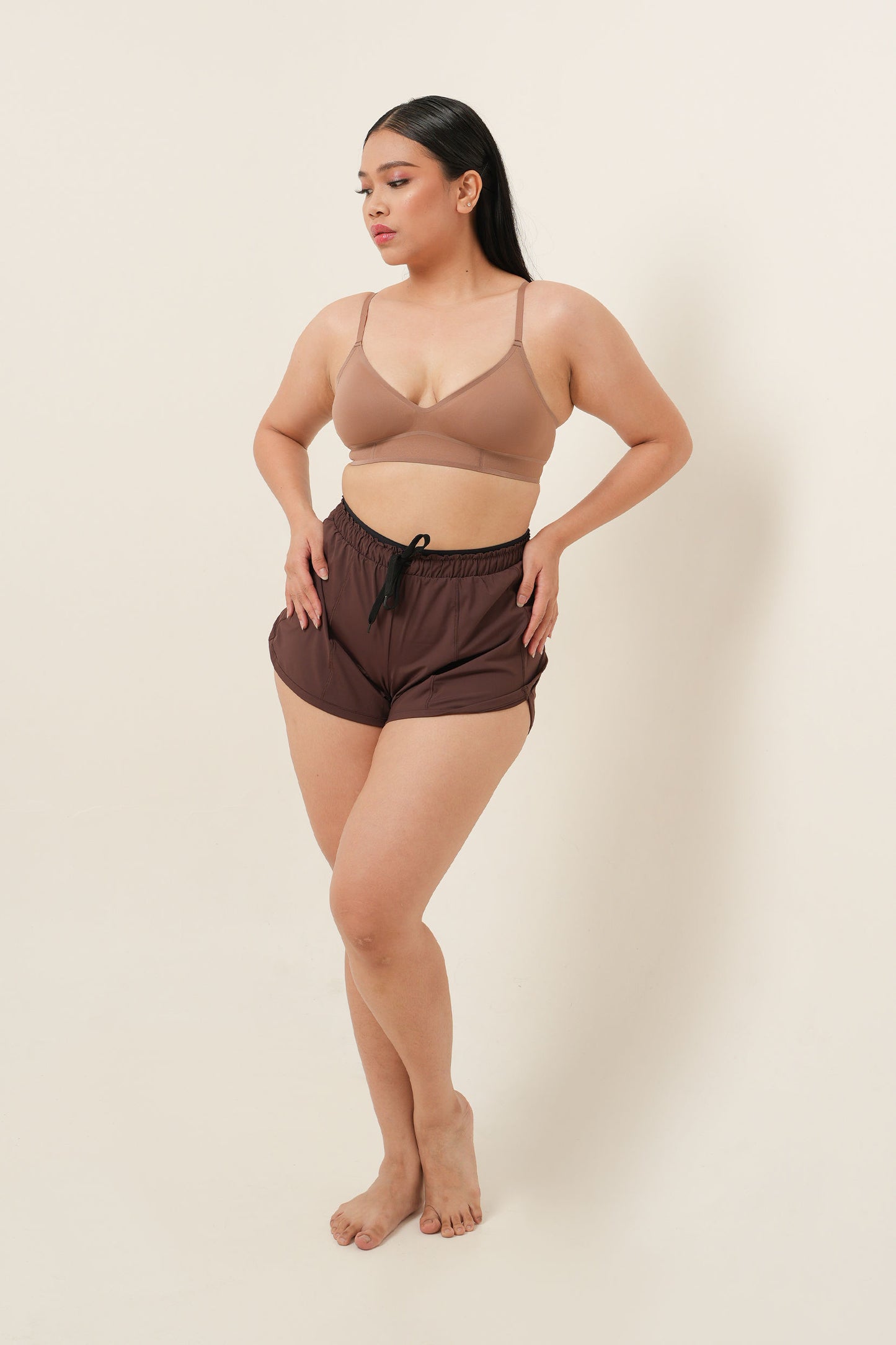 Bralette Tanpa Kawat Sculpting Perfect Fit - Brownie