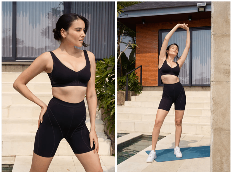 A Full Review of Sports Tops: Sculpting Line Comfort Sports V-Neck Fit and Fabric