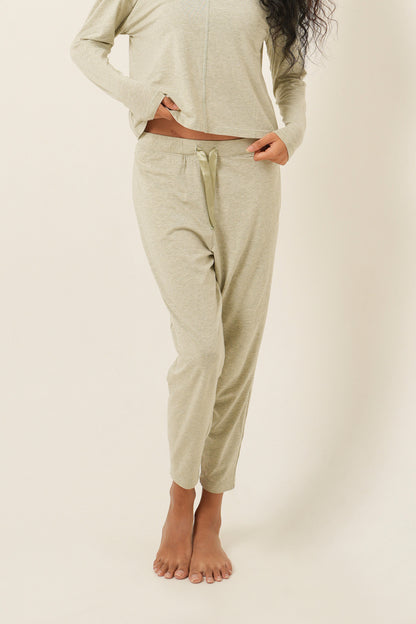 Modal Tencel Long Pants - Light Green