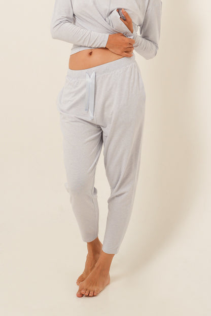 Modal Tencel Long Pants- Light Blue