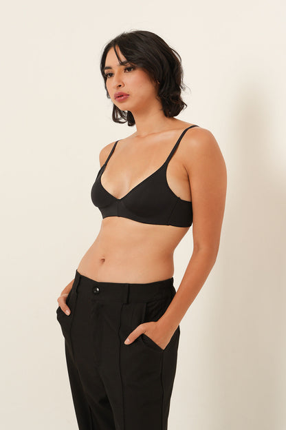 Bra Tanpa Bantalan Naked Feel - Caviar