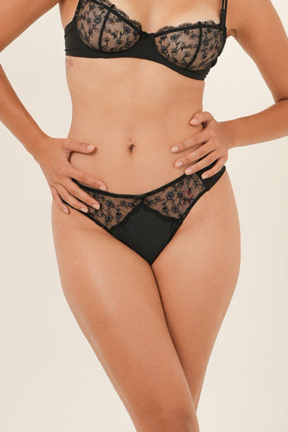 French Thong - Black