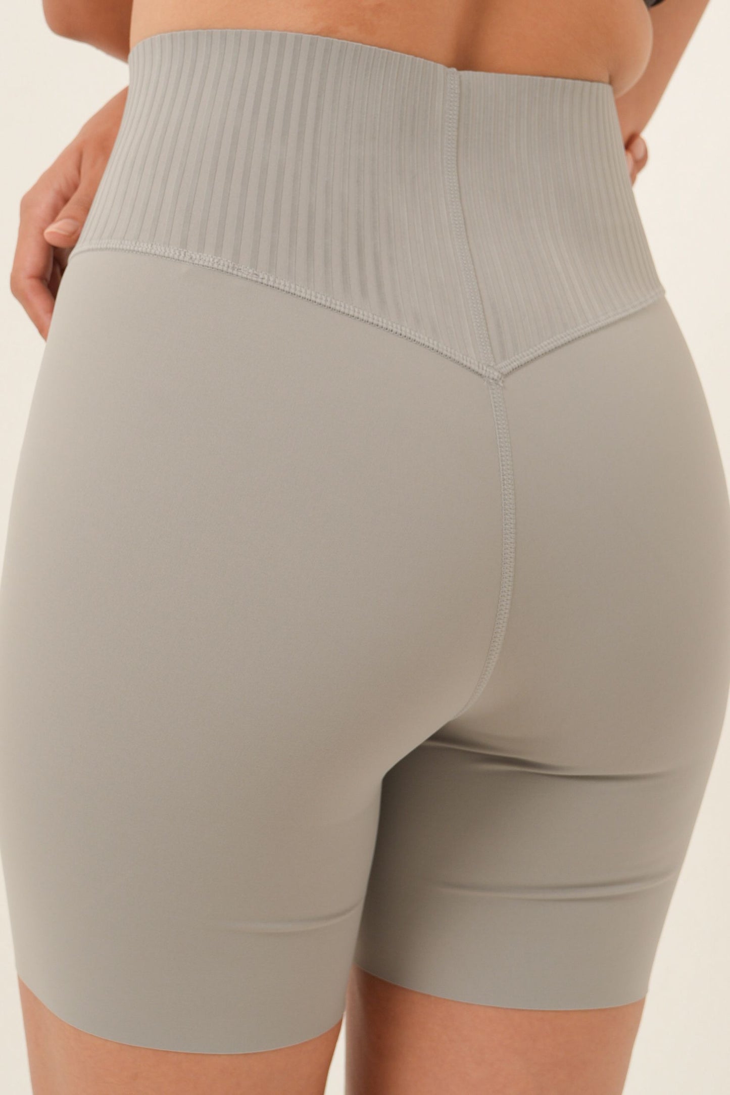 Tummy Control Biker Shorts - Gray