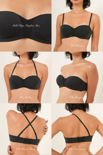 Lima Cara Bra Tanpa Tali - Doeskin