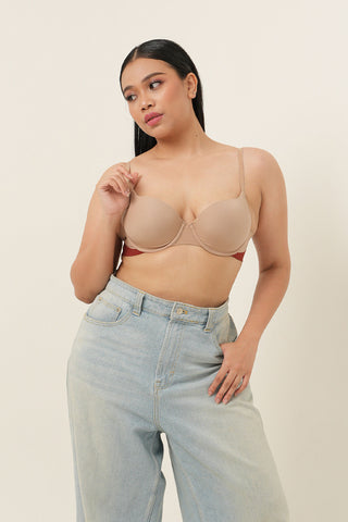 Double Support T-Shirt Bra - Ivory