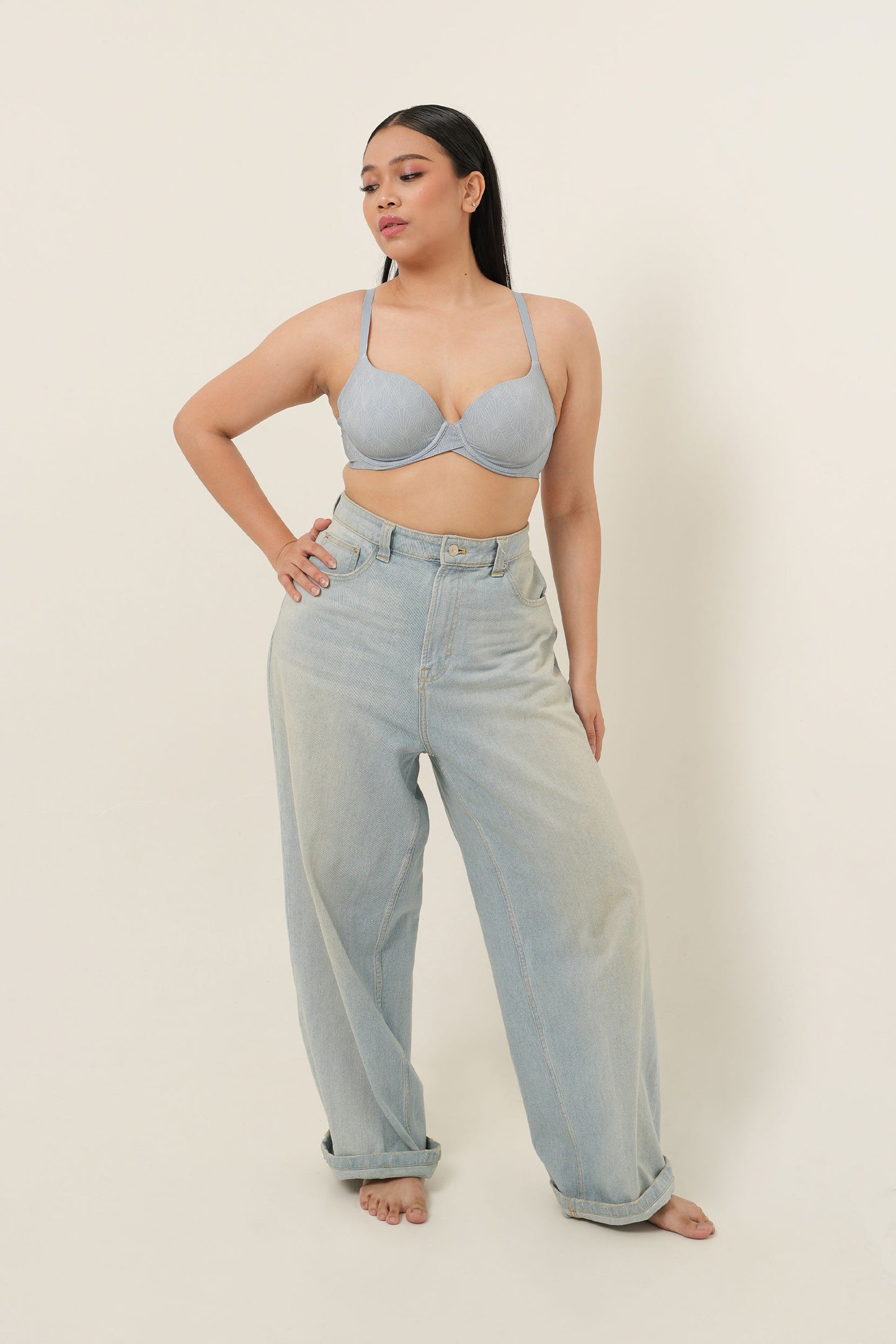 Bra Kaos Motif Kebutuhan Sehari-hari - Ashley Blue