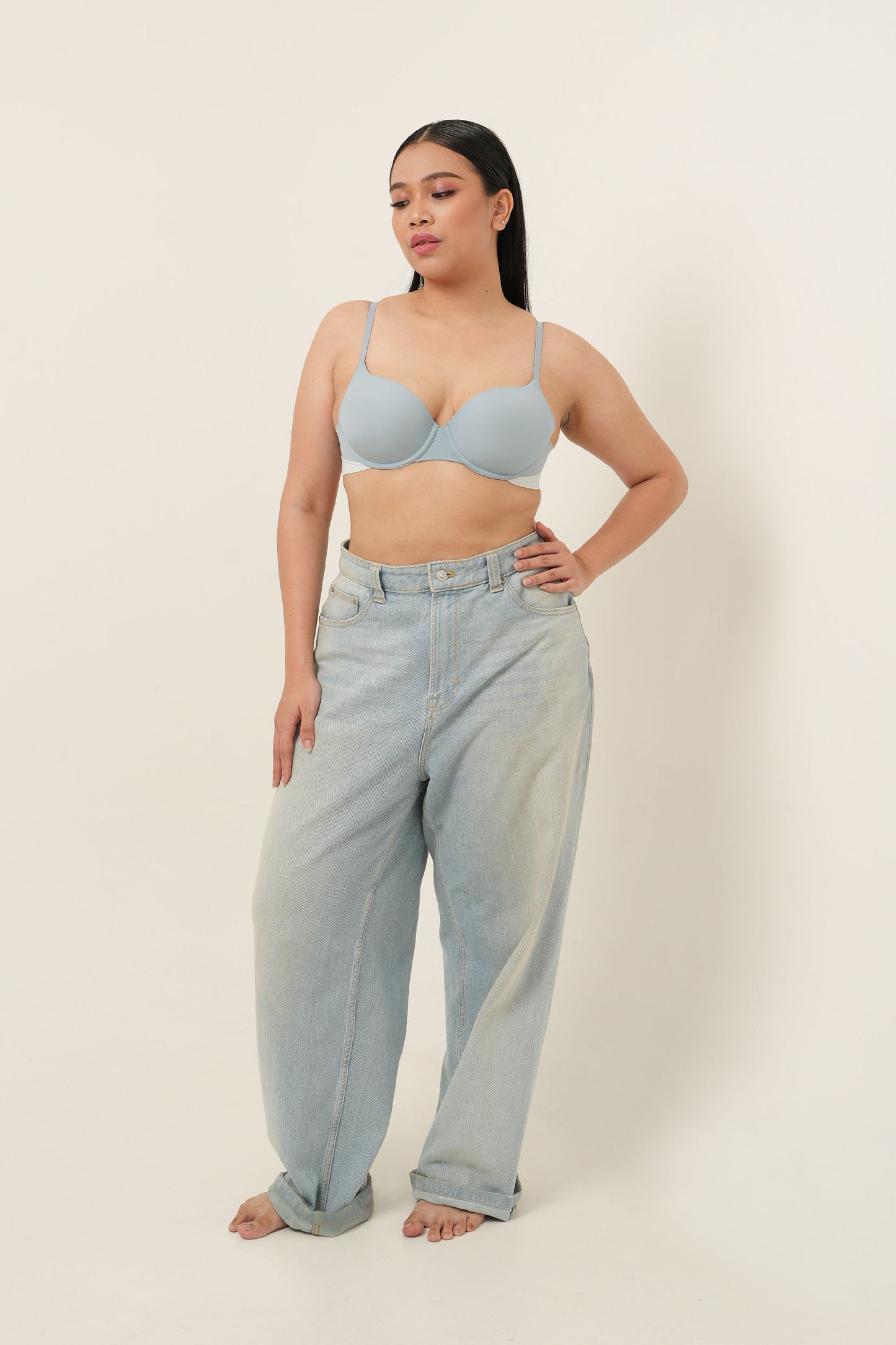 Bra Pengangkat Payudara Tak Terlihat - Ashley Blue &amp; Baby Blue