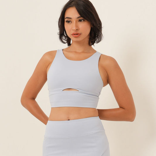 [Sample Sale] Classic Crop Top - Light Blue