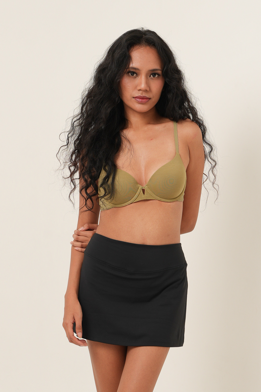 Bra Kaos Esensial Sehari-hari dengan Teh Viscose Modal - Herbal Kering