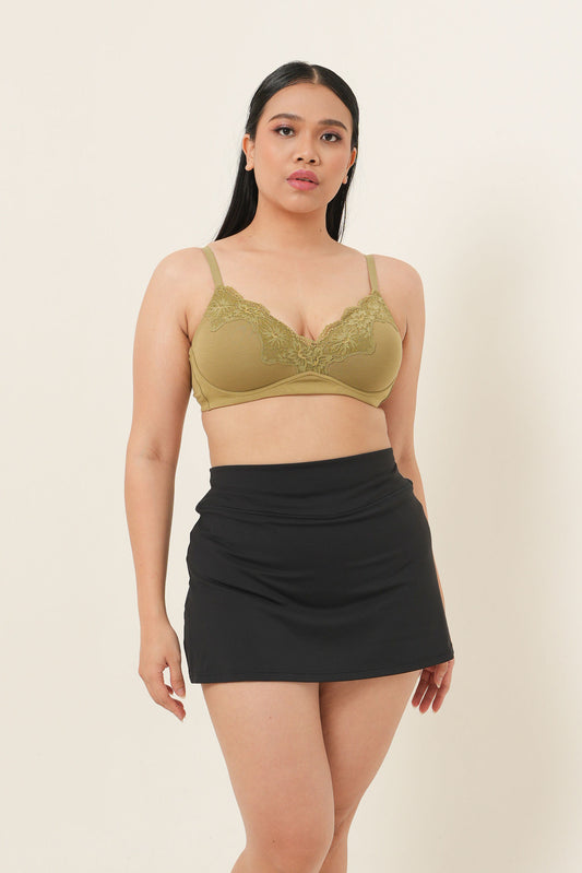 Bra Tanpa Kawat Pengangkat Alami Anda dengan Teh Viscose Modal - Herbal Kering