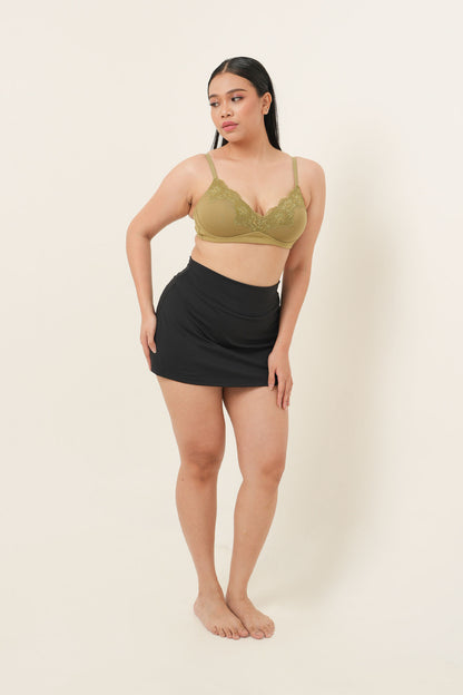 Bra Tanpa Kawat Pengangkat Alami Anda dengan Teh Viscose Modal - Herbal Kering