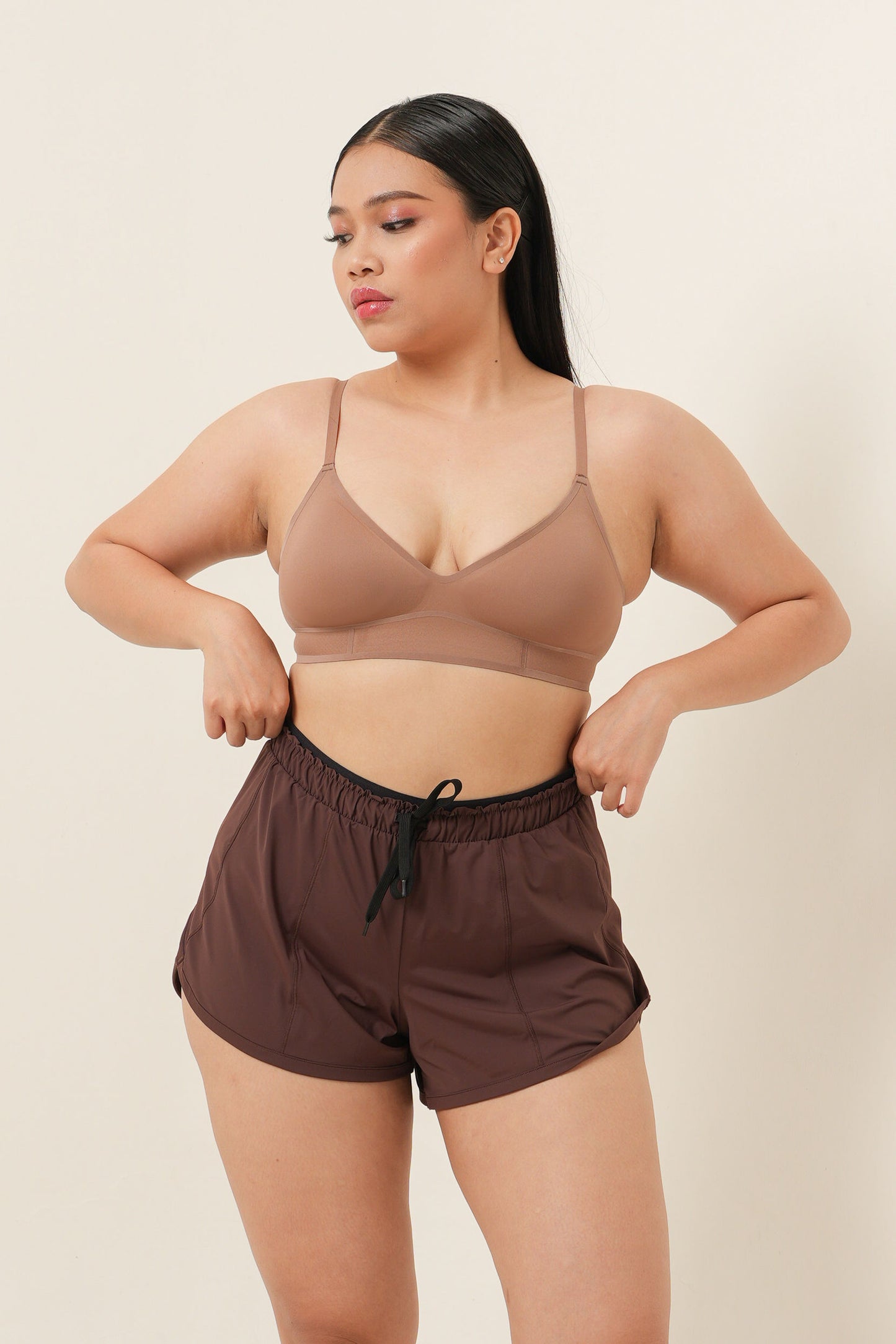 Bralette Tanpa Kawat Sculpting Perfect Fit - Brownie
