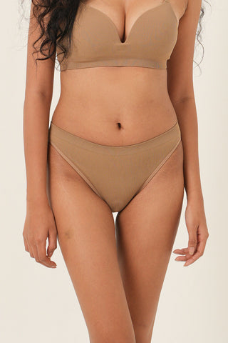 Seamless Basic Brief - Umber