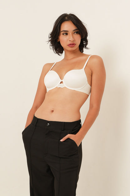 Bra Kaos Esensial Sehari-hari - Cloud Dancer