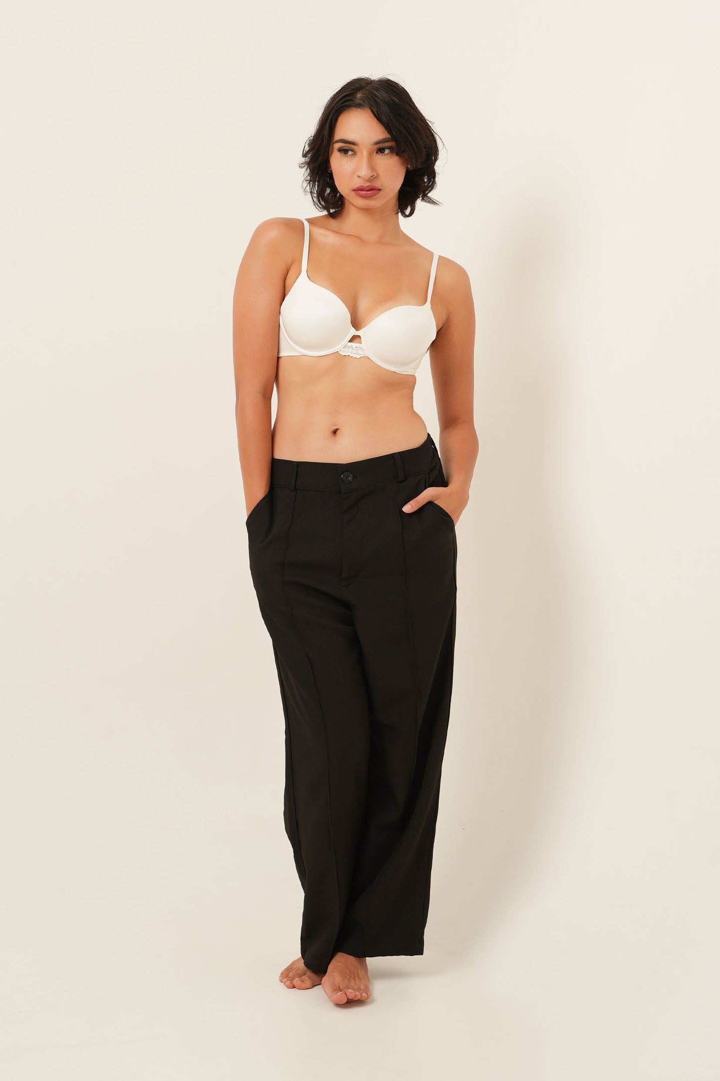 Bra Kaos Esensial Sehari-hari - Cloud Dancer